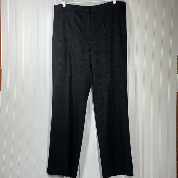 Lane Bryant Women’s Black Rayon Blend Straight Leg Pant Plus Size 16 - Picture 1 of 8